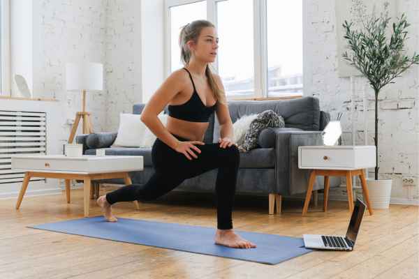 Woman exercising confidently after femiwand treatment Basingstoke 