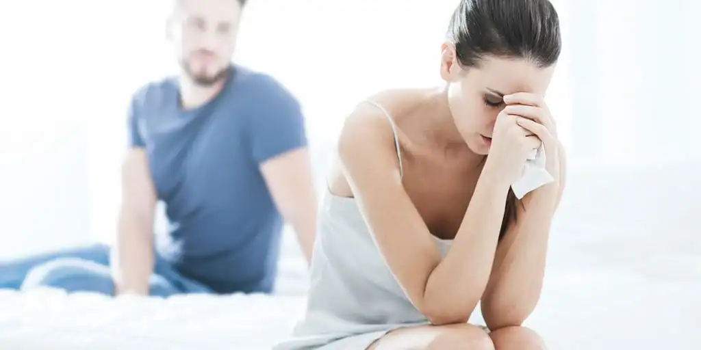 image of woman upset about vaginal laxity Basingstoke 