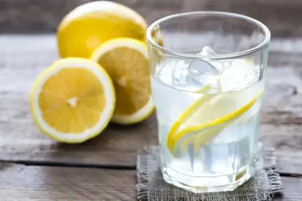 Image of lemon water to aid hydration Basingstoke 