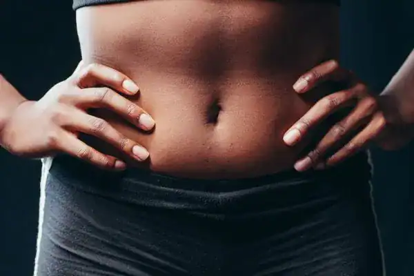 Image of a toned stomach after non surgical treatment Basingstoke 
