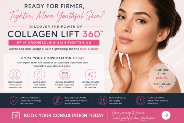 Book your collagen lift 360 Basingstoke  today